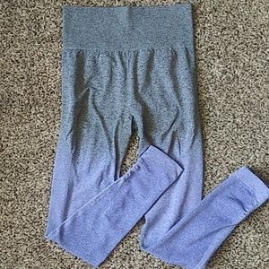Ombre athletic leggings sz XS